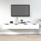 Wall Cabinets 2 pcs White 68x30x20 cm Engineered Wood 3115892
