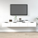 Wall Cabinets 2 pcs White 68x30x20 cm Engineered Wood 3115892