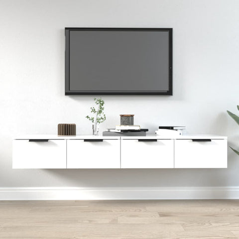 Wall Cabinets 2 pcs White 68x30x20 cm Engineered Wood 3115892