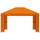 Gazebo 4 x 3 m Orange Polyester and Steel 190 gsm 900381