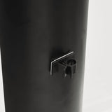 Corner TV Stand 2-Tiers for 32-70 Inch Black and Silver 358168