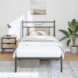 Bed Frame without Mattress Sonoma Oak 80x200 cm Engineered Wood 4106783