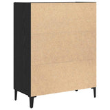 Sideboard Black Oak 69.5x34x90 cm Engineered Wood 862093