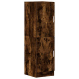 Kitchen Cabinet Smoked Oak 38x41.5x131.5 cm Engineered Wood 860116
