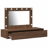 Dressing Table Brown 100 x 40 x 70 cm Engineered Wood 865241