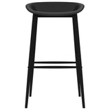 7 Piece Bar Set White and Black 3057451