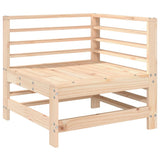 6 Piece Garden Lounge Set Solid Wood Pine 3186333