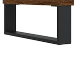 ZNTS 3 Piece Bathroom Cabinet Set Brown Oak Engineered Wood 3187804