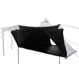 Family Tent Tipi 8-Person White Blackout Fabric Waterproof 4009448