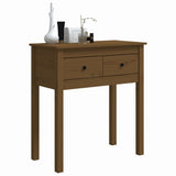 Console Table Honey Brown 70x35x75 cm Solid Wood Pine 814612