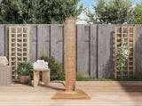 Garden Shower Solid Teak 70x75x204 cm 44667