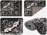 Runner Rug FLORNES Woven Grey PP 7 mm 42057532