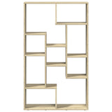 Bookcase Sonoma Oak 72x20x120.5 cm Engineered Wood 858158