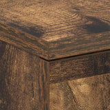 Bedside Cabinet Smoked Oak 38x35x56 cm Engineered Wood 815321