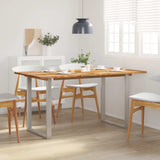 Dining Table 154x80x76 cm Solid Acacia Wood 286477
