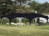 Pop-up Party Tent 575 x 288 x 245 cm Black Oxford Fabric 42019887