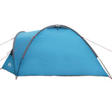Dome Tent 4-Person 308 x 268 x 130 cm Waterproof Blue Taffeta 42001009