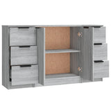 Sideboards 3 pcs Grey Sonoma Engineered Wood 3115842