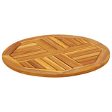 Table Top 60x2 cm Round Solid Wood Acacia 4004248