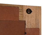 Bathroom Mirror Natural 50 x 70 x 3 cm Solid Mango Wood 4018291