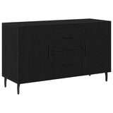 Sideboard Black Oak 100 x 36 x 60 cm Engineered Wood 862959