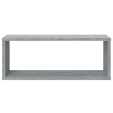 Wall Cube Shelves 6 pcs Grey Sonoma 60x15x23 cm Engineered Wood 815929