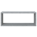 ZNTS Wall Cube Shelves 6 pcs Grey Sonoma 60x15x23 cm Engineered Wood 815929