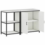Kitchen Storage Set HATTEM 2 pcs White Cold-rolled Steel 3392681