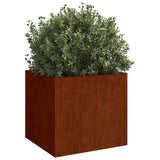 Planter 42x40x39 cm Corten Steel 821549