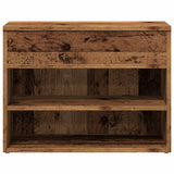 Shoe Bench Old Wood 60x30x45 cm Engineered Wood 856754