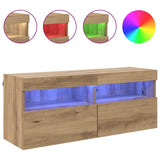TV Wall Cabinet Artisan Oak 100 x 30 x 40 cm Engineered Wood 882984