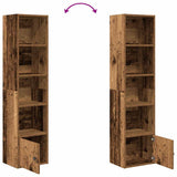 Bookcase Old Wood 31x24x127 cm Engineered Wood 860353