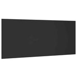 811044 Bed Headboard Black 200x1,5x80 cm Engineered Wood