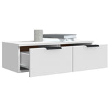 Wall Cabinets 2 pcs White 68x30x20 cm Engineered Wood 3115892