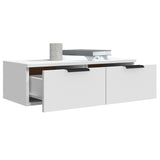 Wall Cabinets 2 pcs White 68x30x20 cm Engineered Wood 3115892