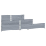 3-Tier Raised Bed Grey 120x80 cm Solid Wood Pine 4010315