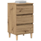 Bedside Cabinet Artisan Oak 40 x 35 x 70 cm Engineered Wood 863428