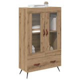 Highboard with Drawer Artisan Oak 69.5 x 31 x 115 cm 882506