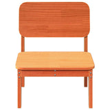 Garden Chairs 2 pcs Wax Brown 60x52.5x72 cm Solid Wood Pine 859324