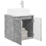 Wall-Mounted Sink Vanity Concrete Grey 53 x 35 x 63 cm 890425