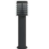 Outdoor Floor Lamp with Outlet Black 60 cm Stainless Steel 4006377