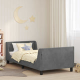 Children's Bed Frame with Headboard Dark Grey 80 x 200 cm 42010868