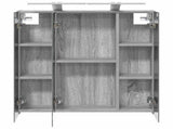 Bathroom Mirror Cabinet Grey Sonoma 70 x 14.5 x 70 cm 889100