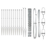 Welded Wire Fence with Spikes 25 x 1.2 m 3351430