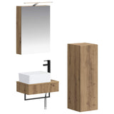Bathroom Cabinet Set 4 pcs Artisan Oak 50 x 14.5 x 70 cm 3407390