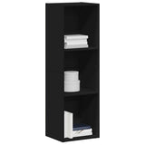Book Cabinet/TV Cabinet Black 36x30x114 cm Engineered Wood 800136