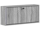 Wall-Mounted Shoe Cabinet ALKMAAR 71 x 17 x 43 cm Grey Sonoma 896191