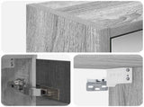 Bathroom Mirror Cabinet Grey Sonoma 63.5 x 16 x 62.5 cm 889164