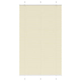 ZNTS Pleated Blind Cream 120x200 cm Fabric Width 119.4 cm Polyester 4015317