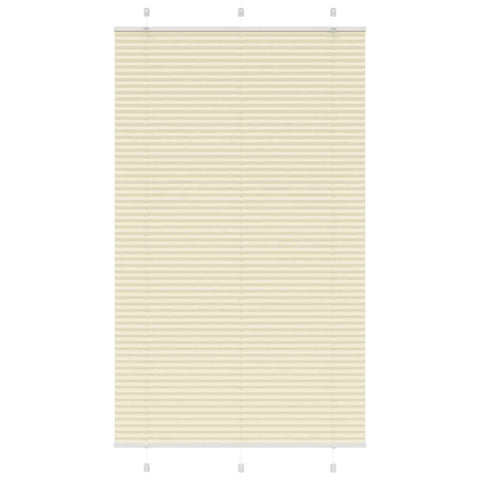 ZNTS Pleated Blind Cream 120x200 cm Fabric Width 119.4 cm Polyester 4015317